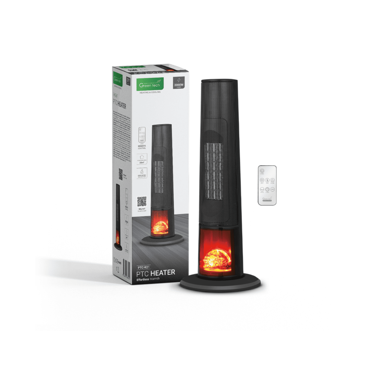 GREEN TECH električna grijalica 2000W PTC-K21