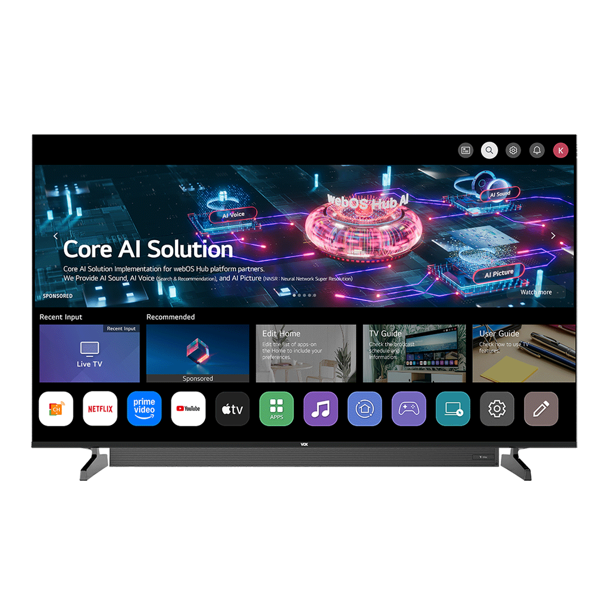 VOX TV UHD 55WSB684U